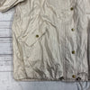 Chico’s Zenergy Crushed Foil Bubble Jacket Pearl Women’s Size 2 New