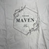 Salon Maven Screen Print White Short Sleeve T Shirt Women’s Size Large