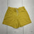 Old Navy Yellow Vintage Shorts Girls Size Large NEW