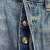 We The Free Blue Denim Cut-Off Jean Festival Shorts Button Fly Women Size 27