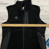 Eddie Bauer First Ascent Black Fleece Zip Up Polar Tec Vest Women Size L NEW