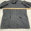 Sanyo Black Button Down Trench Coat Women’s Size Large