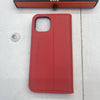 Shieldon Red Leather Bifold iPhone 13 Case New