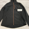 Mondetta Black Active Gray Soft Shell Zip Up Hooded Jacket Women Size XL NEW