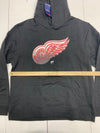 Detroit Red Wings Sat Gill Mens Black Pullover Sweater