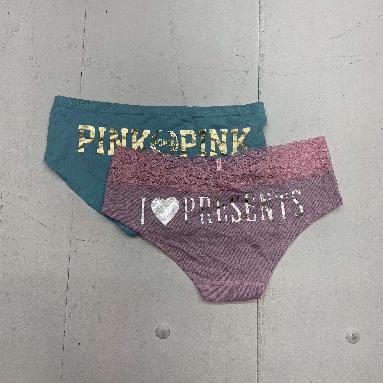 Victorias secret womens Low rise hipster panties Blue and purple