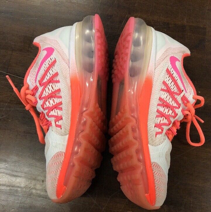 Nike 705458-101 Max 2015 (GS) White / Pink Pow Hot Lava BIG KIDS S - beyond