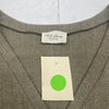 143 Story Green Ruffle Sleeve Quarter Button Blouse Women’s Small New