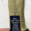 Nautica Gold Geometric Silk Tie