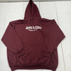 Port &amp; Company Maroon Hooded Sweatshirt ‘Amazon’ Pouch Pocket Adult Size 3XL