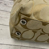 Coach Brown 2 Tone Signature C Large Classic Fabric Duffel Bag F77295 *