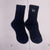 Draco Slides Black Crew Socks Mens Size OS New