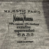 Majestic Paris Neiman Marcus Silver Metallic Tank Top Blouse Woman’s Size 3