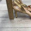 Kate Spade Jasmyne Sliver Gold Metallic High Heel Sandals Women’s Size 9
