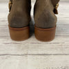 Tory Burch Bennie Taupe Suede Buckle Boots Women’s Size 10M 51138368  New