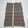 Lauren Ralph Lauren Fair Isle Linen Blend Knit Pencil Skirt Women’s Large New