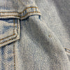 Vintage Levi’s Blue Denim Distressed Jean Jacket Men Size XL Made In USA 70507 4