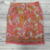 Charter Club Pink Paisley Pencil Skirt Women’s Size 12 New