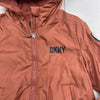 DKNY Red Full Zip Up Hooded Jacket Youth Size 5/6