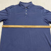 Tommy Bahama Blue Short Sleeve Cotton Blend Polo Shirt Men Size L
