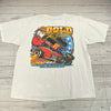 Vintage Outlaw Racing White Short Sleeve Graphic T-Shirt Adult Size 2XL 2007