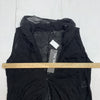 Marc Aurel Womens Black Sheer Sleeveless Cardigan Size 14