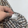 Cremieux Classics Brown Plaid Paisley Short Sleeve Button Down Mens Size XXL