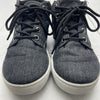 Lugz Dark Denim Black Mid Top Shoes Casual Lace Up Sneakers Youth Boys Size 13