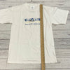 Vintage Hawaii Waikiki Beach Stitched White Short Sleeve T-Shirt Adult Size S
