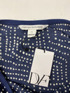 Diane Von FurstenBerg Blue Polka Dot Skirt Size 12