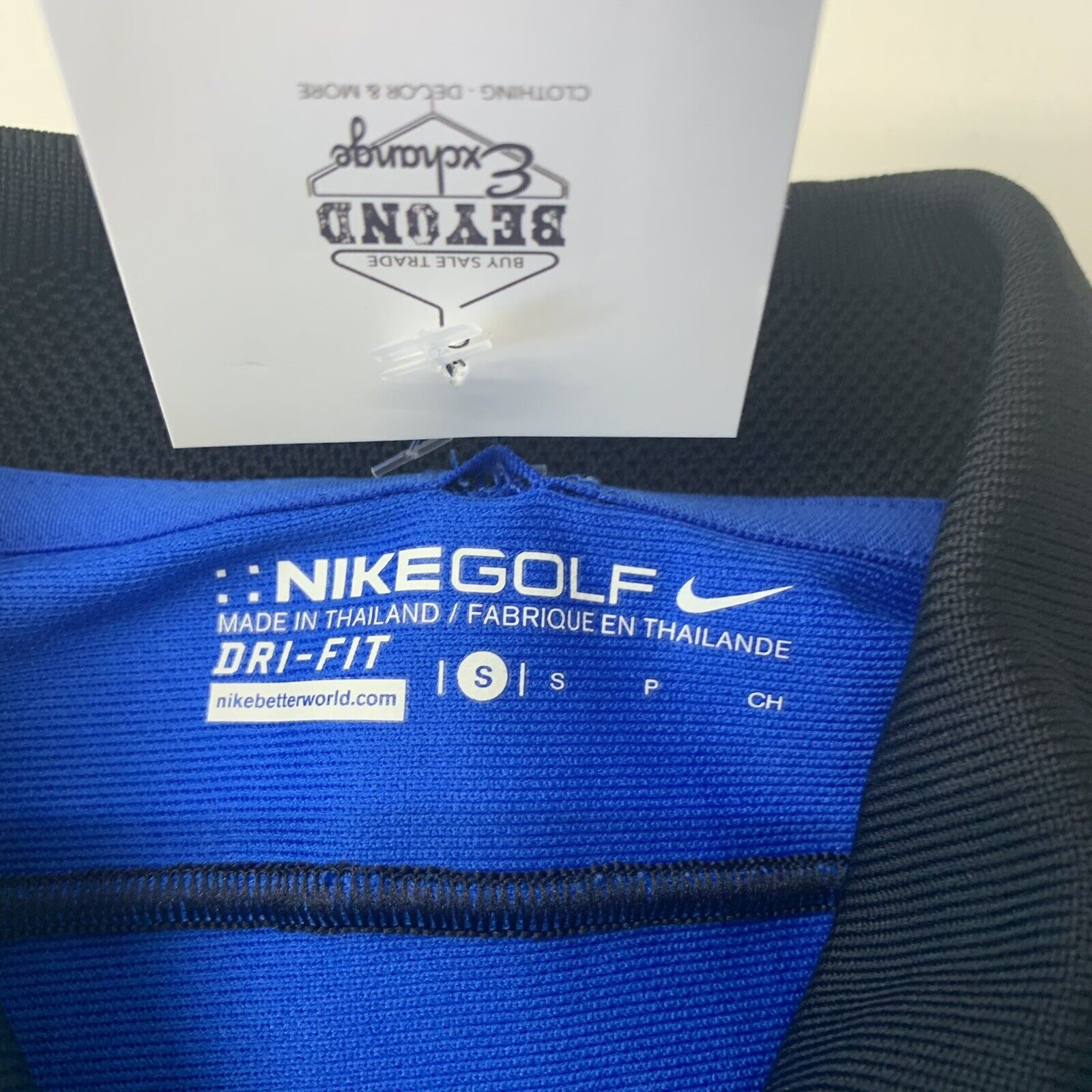 Nike Golf Mens Blue Kansas City Royals Polo Short Sleeve Size Small -  beyond exchange