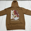 Legends Street Style Do More Dragon Brown Pullover Hoodie Adult Size S NEW