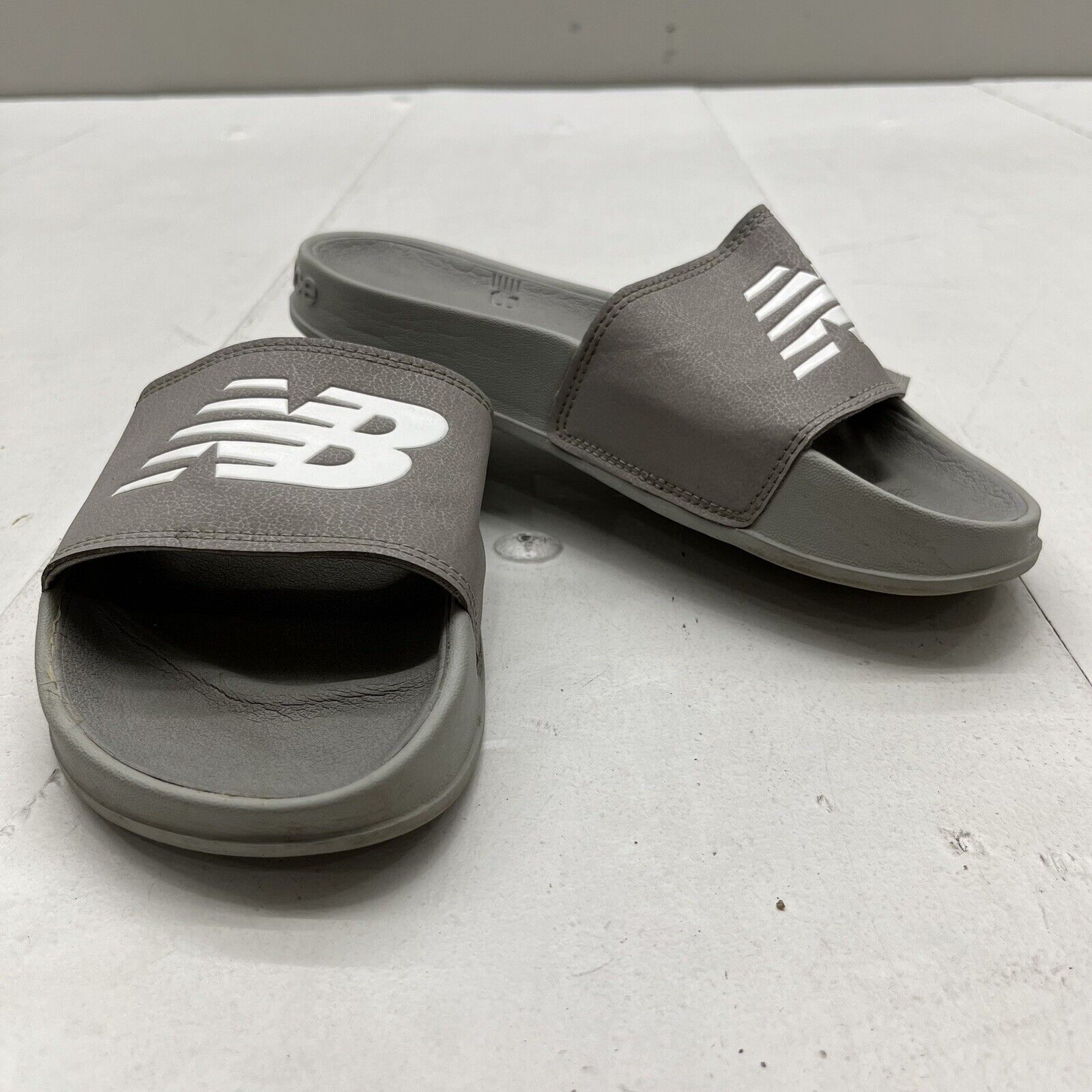 New Balance Gray Slip-On Sandals Women’s Size 9.5