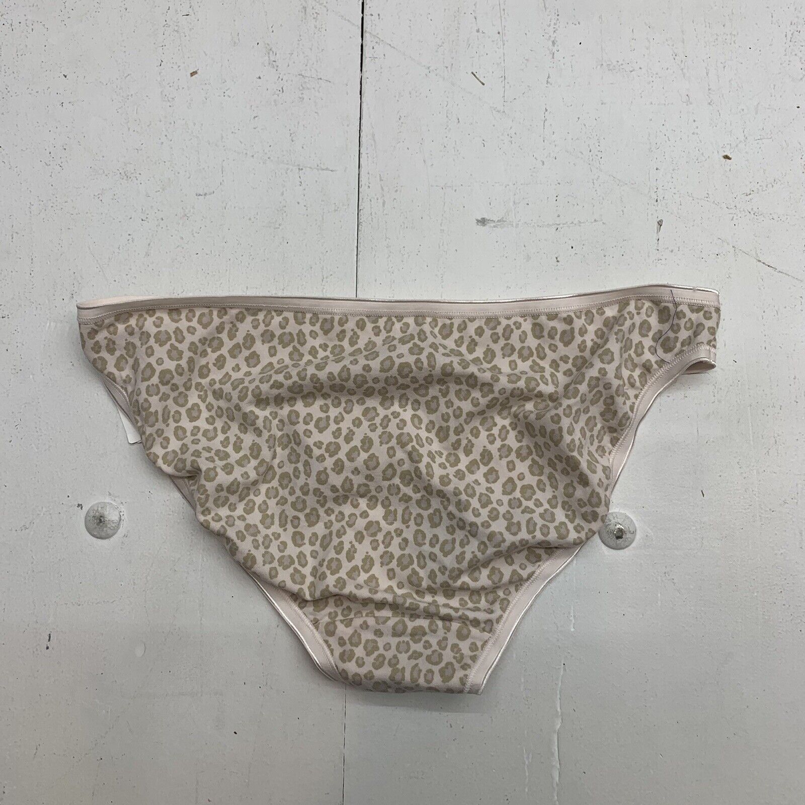 Gap womens blush cheetah print bikini underwear size large - beyond exchange
