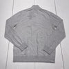 Banana Republic Grey Merino Wool Half Zip Sweater Mens Size Medium