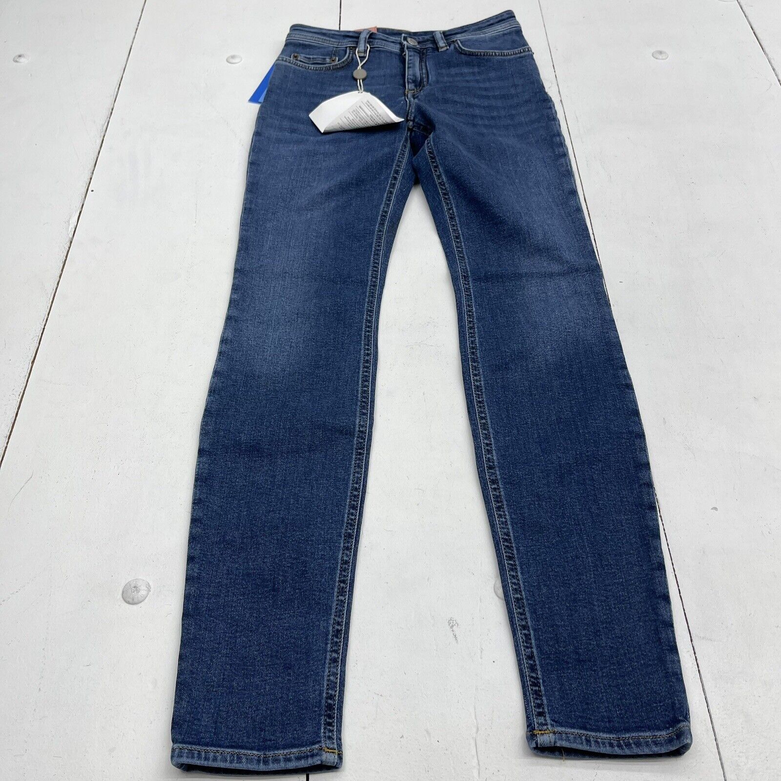 Acne Studios Bla Konst Climb Mid Blue Skinny Jeans Women’s Size 24 New $260