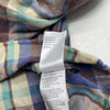 John Elliott Hemi Oversized Blue Green Plaid Long Sleeve Button Up Mens XL $398