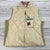Eddie Bauer 4 Seasons Golden Zip Up Quilted Reversible Down Vest Women Size XL N