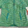 Zella Green Zip Up Athletic Jacket Women Size XL NEW Moisture Wicking