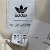 Adidas Wings &amp; Horns Off White Sherpa Jacket Coat Men Size Medium NEW *