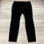 Eileen Fisher Black Velvet Ankle Skinny Pants Jeans Women Size 14 NEW
