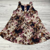 Altar’d State Chamaraw Navy Taupe Floral Mini Dress Women’s Size Medium NEW *