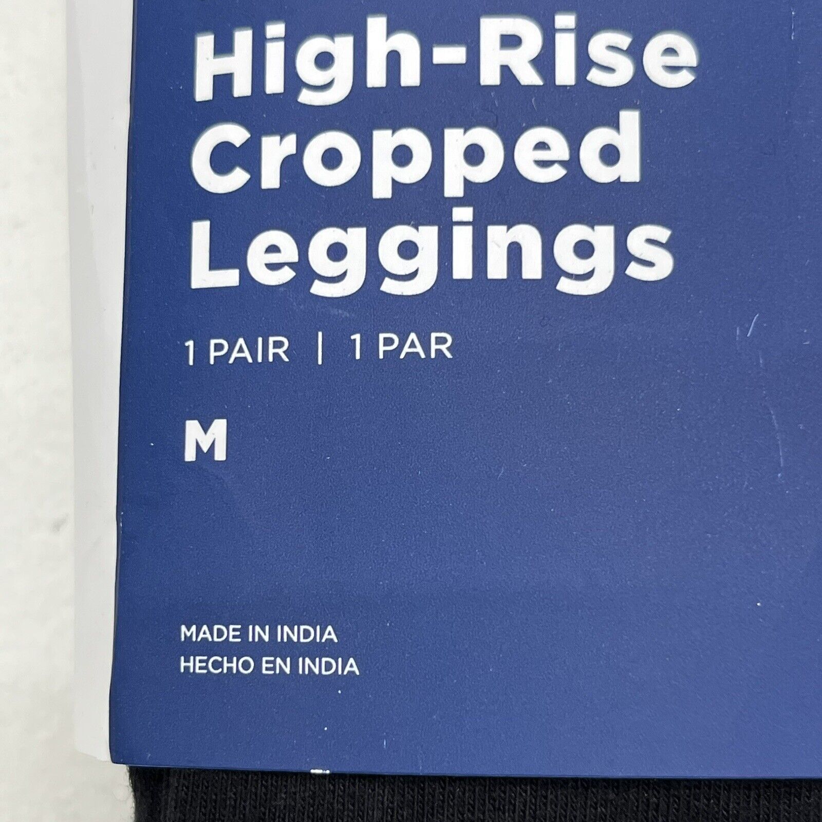 Old Navy Black High Waisted Cropped Leggings Women's Size Medium NEW -  beyond exchange