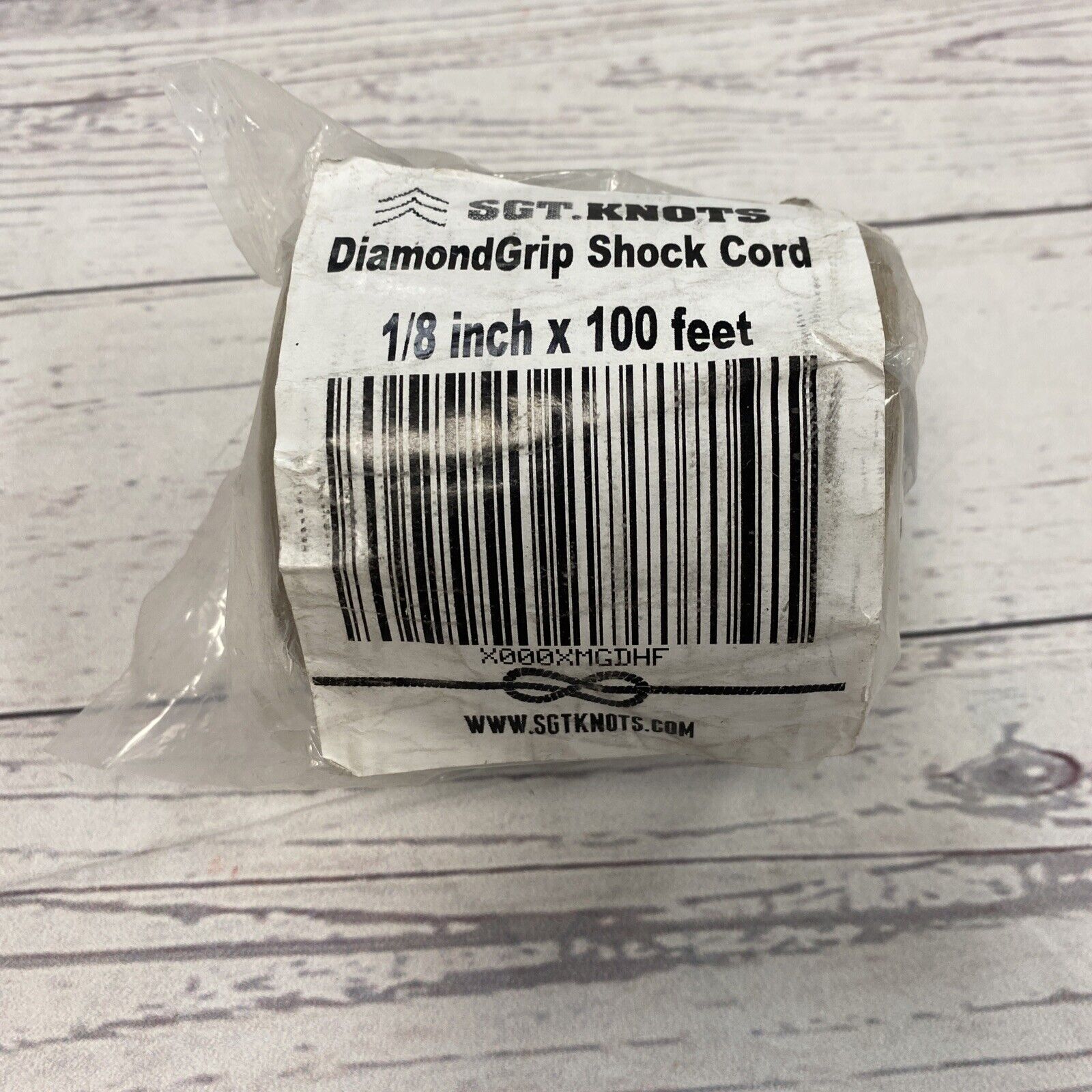 SGT KNOTS Shock Cord (1/8 inch) Diamond Grip - Black Elastic Bungee Co -  beyond exchange