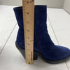 ANN DEMEULEMEESTER Blue Suede Leather Ankle Boots Booties Women Size 35 US5*