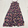Old Navy Blue Floral Sleeveless Tiered Smocked Dress Girls Size XL NEW