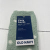 Old Navy Green Penguin Cozy Fleece Socks Youth Kids OS New