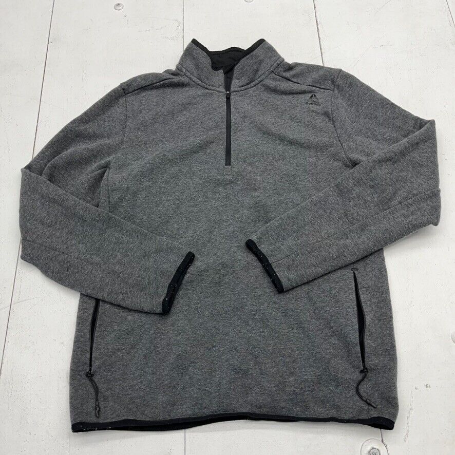 Reebok Gray Quarter Zip Jacket Women's Size Medium
