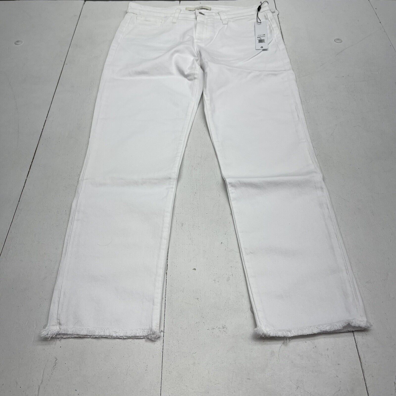 Joes The Lara Mid Rise Cigarette Ankle Jeans White Women’s 29 New