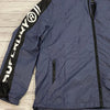 SuperDry Blue Zip Up Hooded Windbreaker Jacket Men Size 3XL Fits Smaller